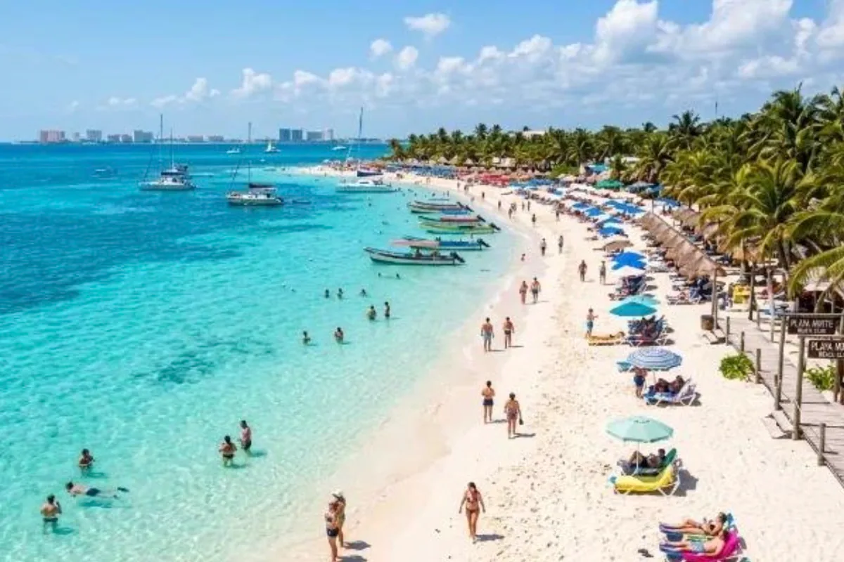 Spiaggia caraibica di Isla Mujeres