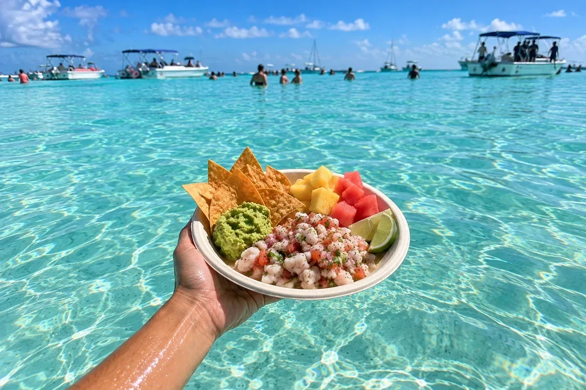 El Cielito e lo snack a bordo