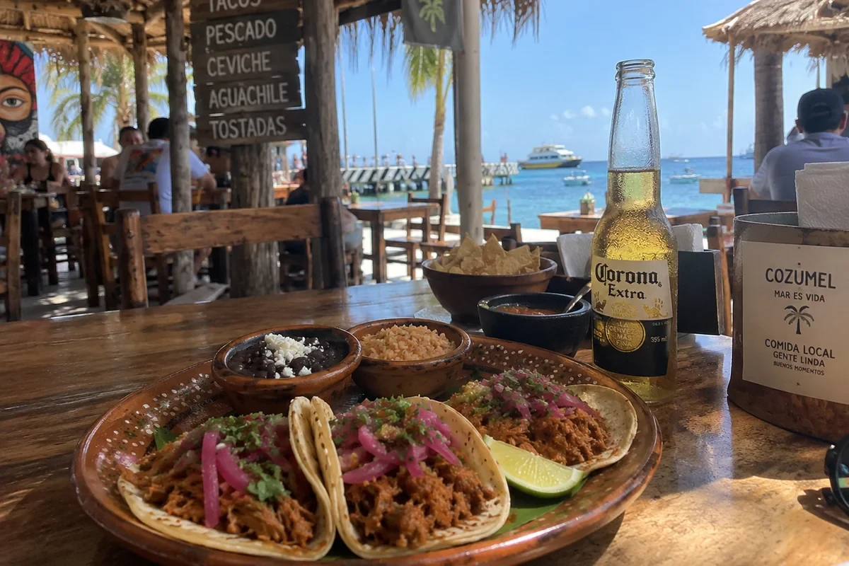 Pranzo con piatti tipici a Cozumel